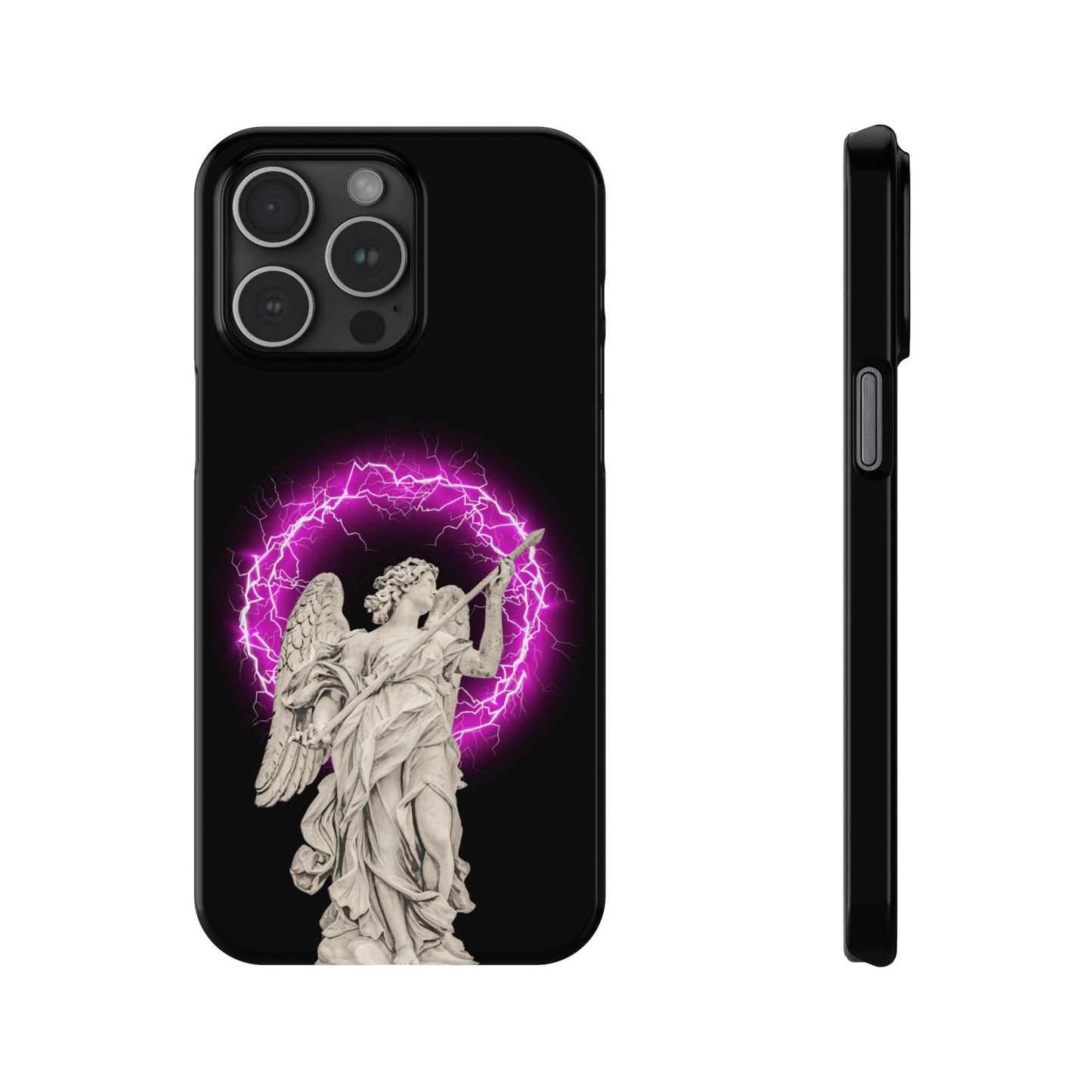 Greek God Pink Lightning Phone Case