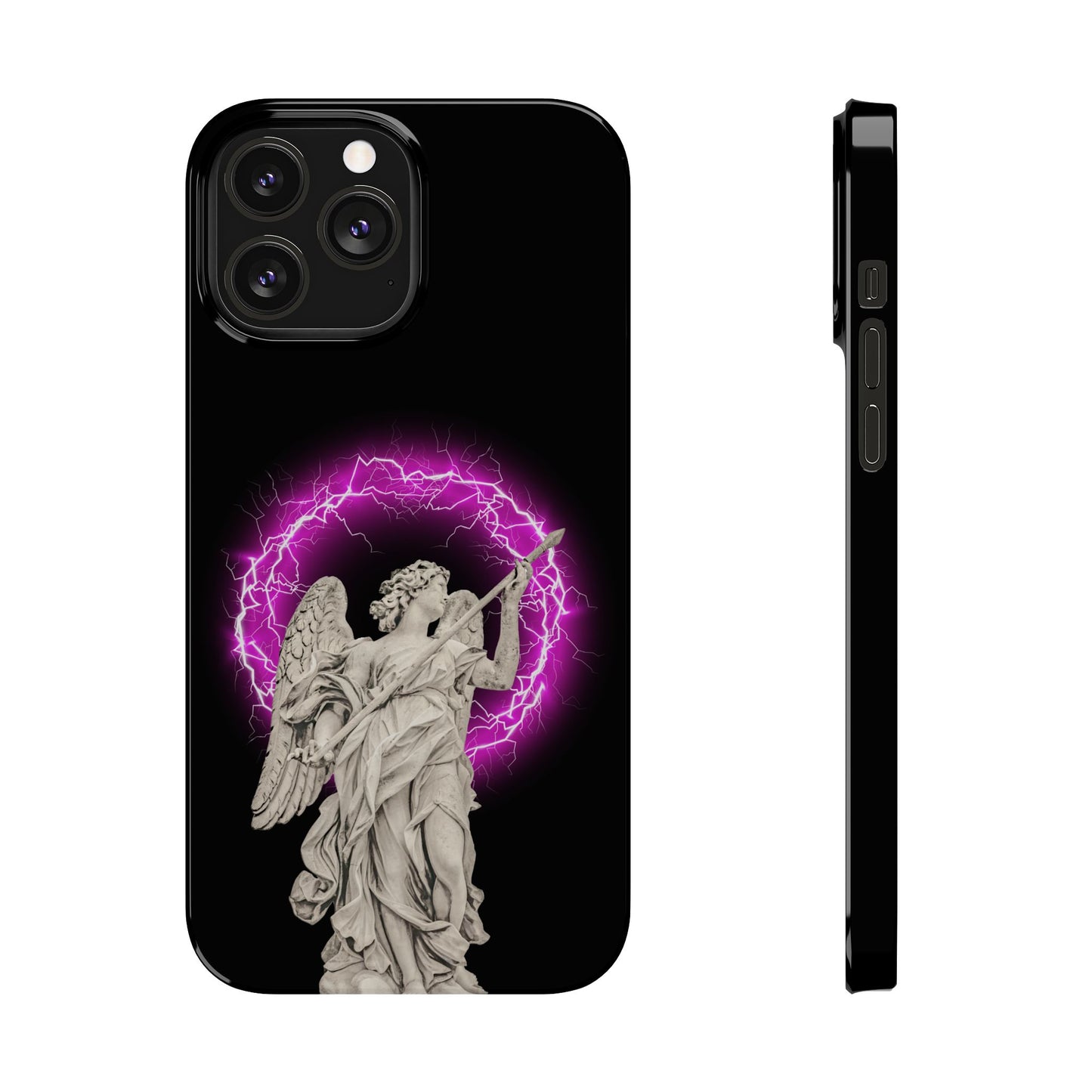 Greek God Pink Lightning Phone Case