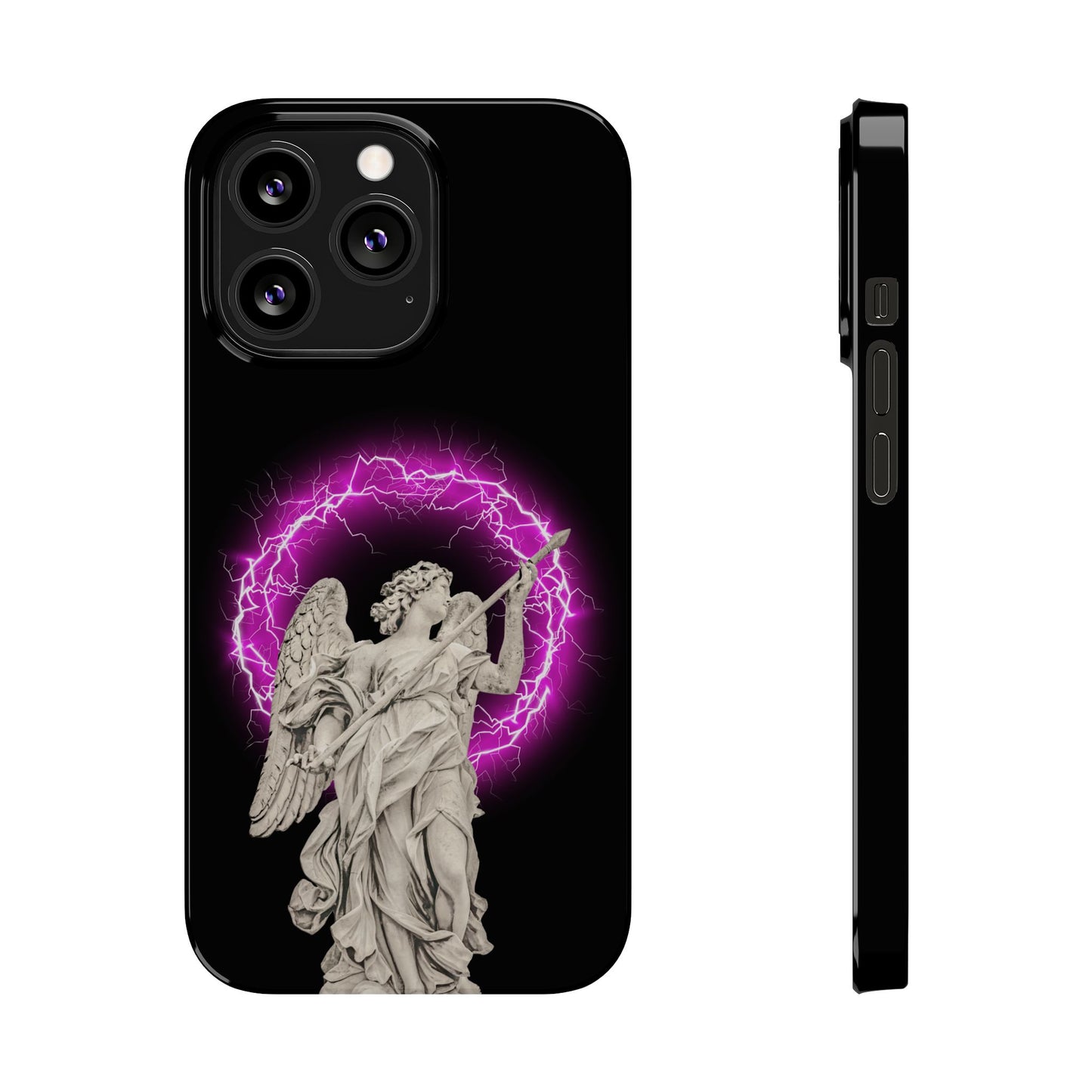 Greek God Pink Lightning Phone Case