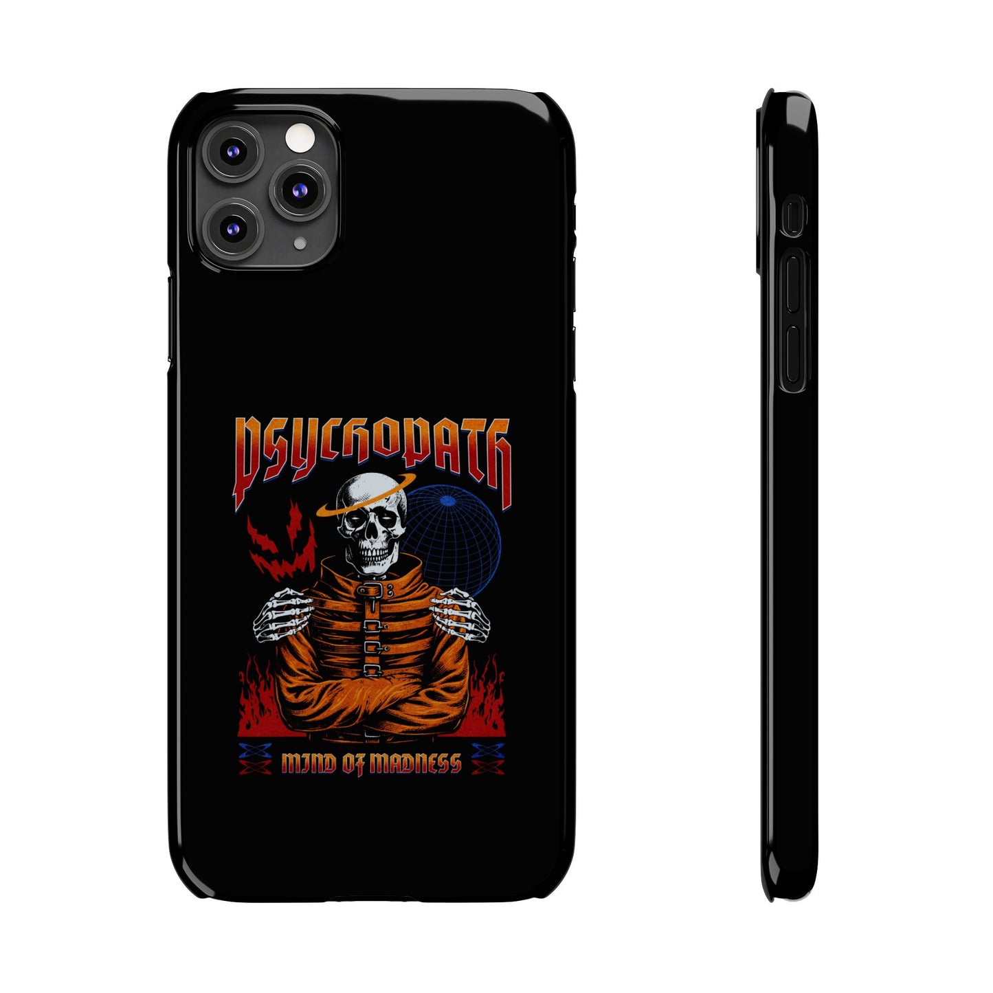 Psychopath Skull Phone Case