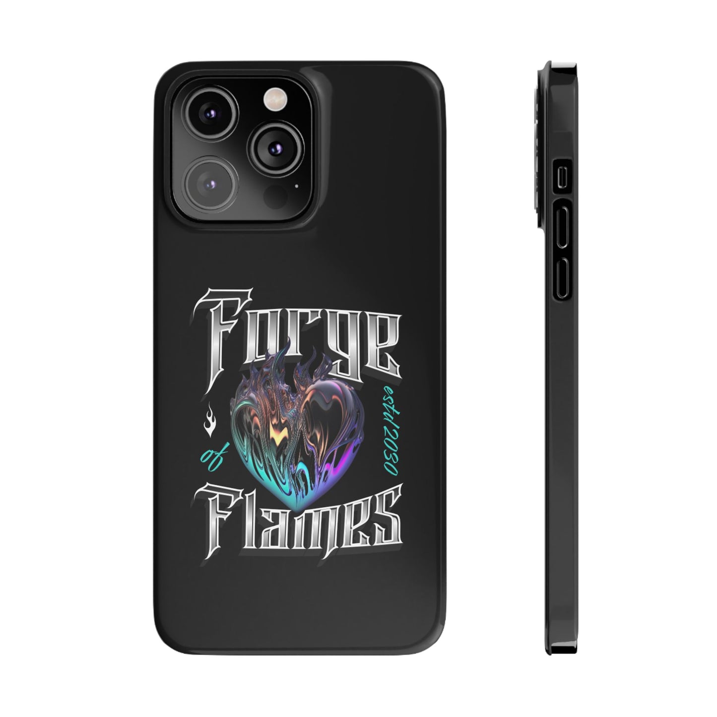 Heart Flames Phone Case