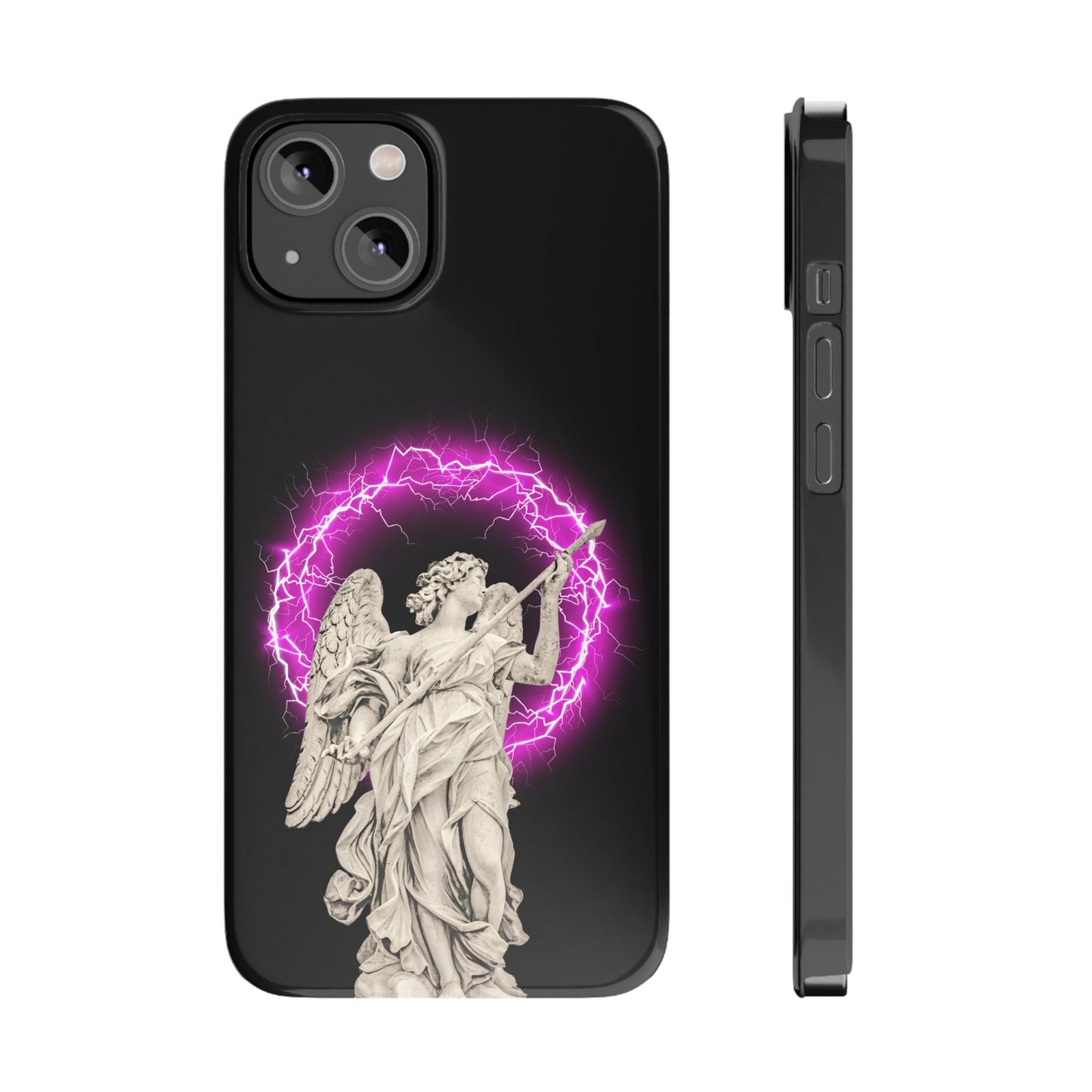 Greek God Pink Lightning Phone Case