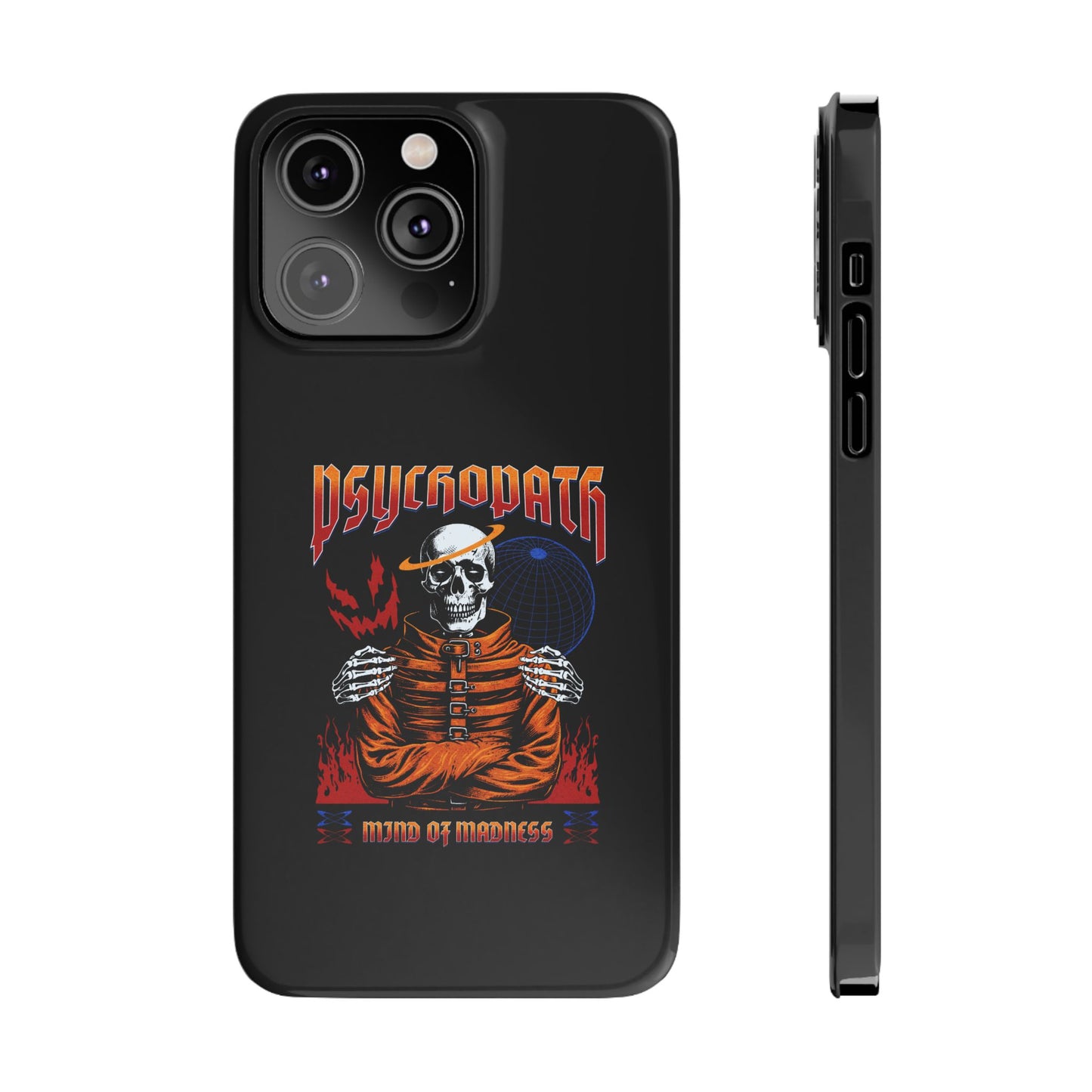 Psychopath Skull Phone Case