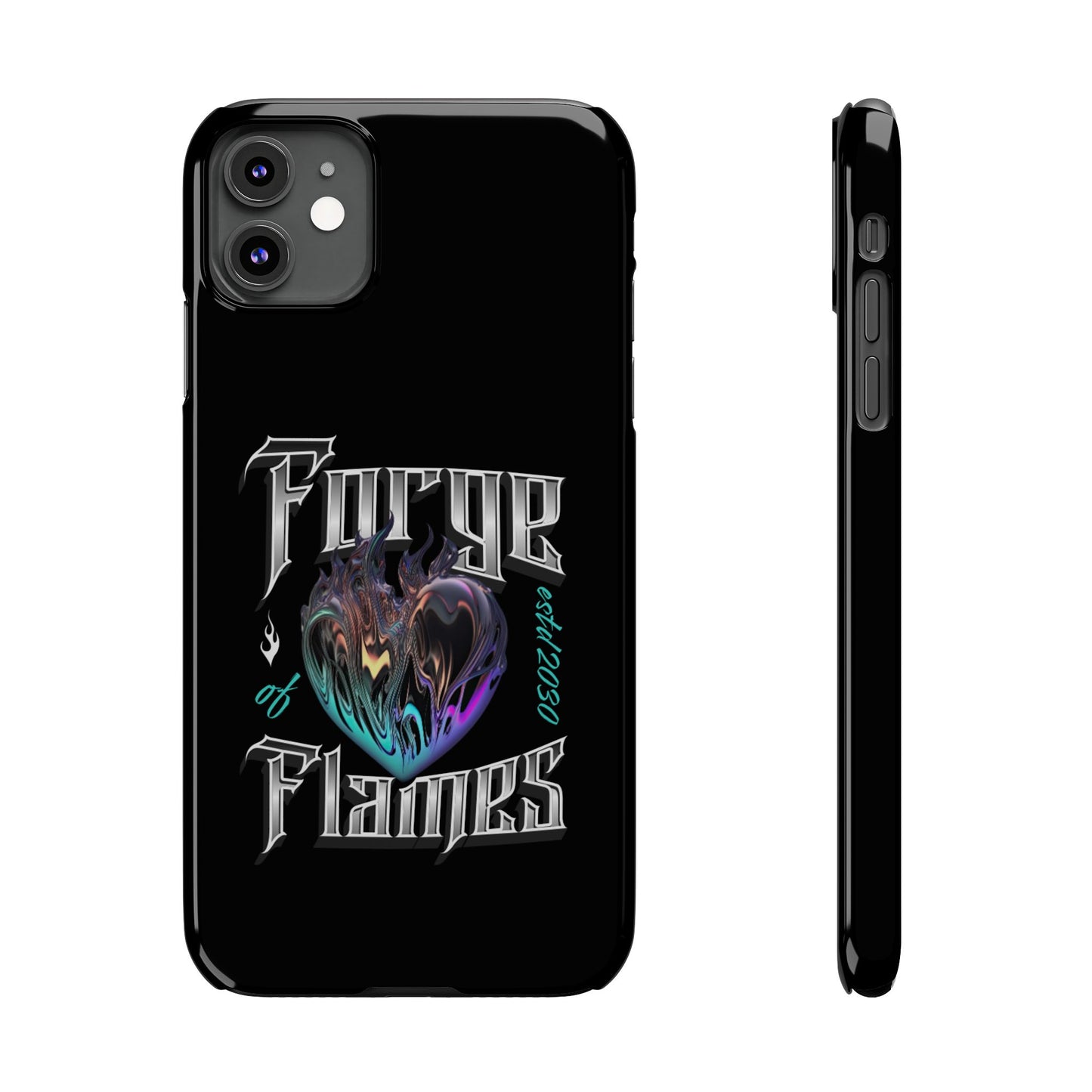 Heart Flames Phone Case