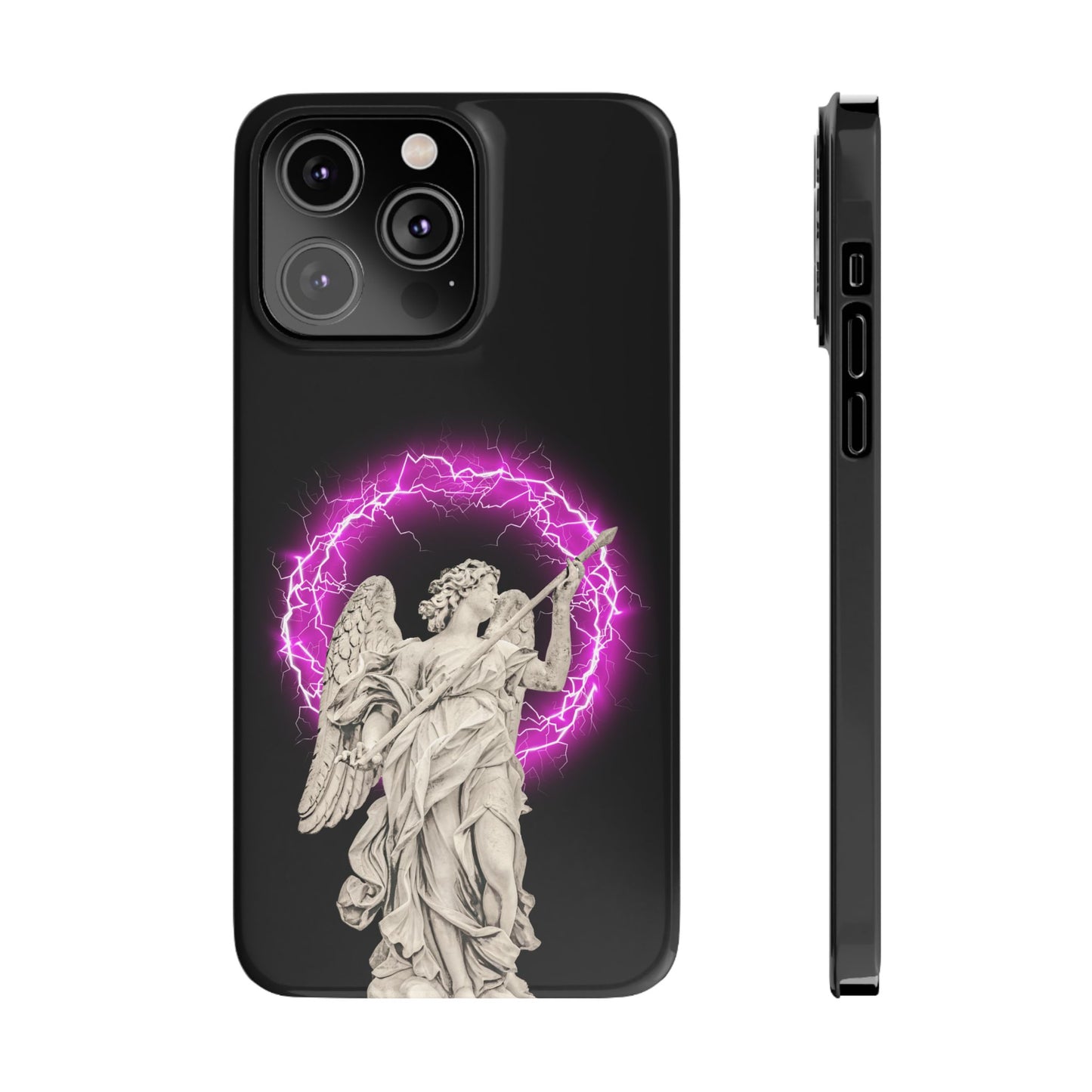 Greek God Pink Lightning Phone Case