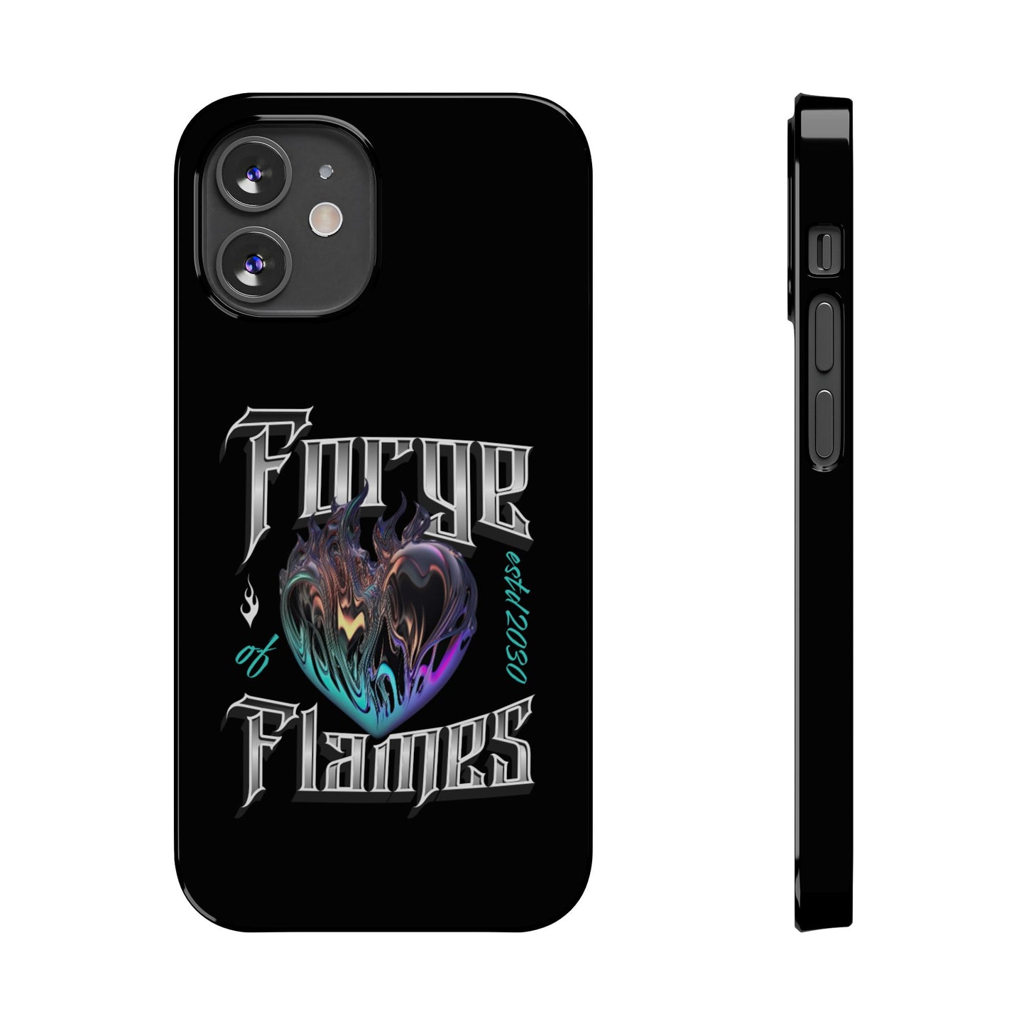 Heart Flames Phone Case