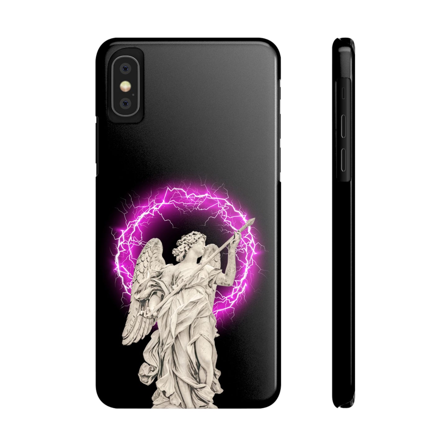 Greek God Pink Lightning Phone Case