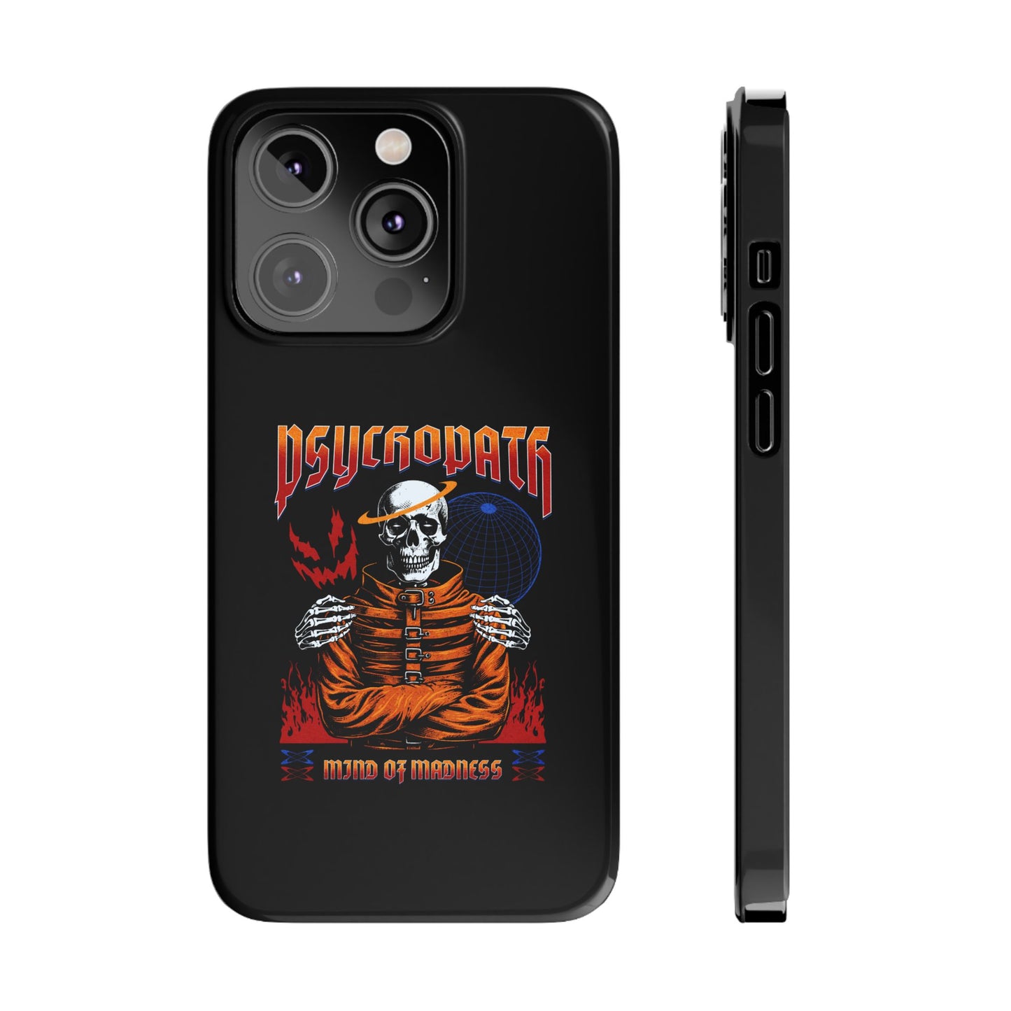 Psychopath Skull Phone Case