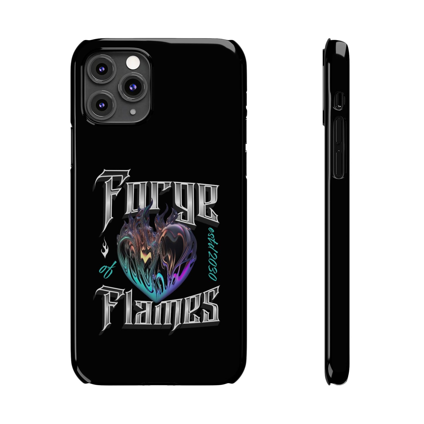 Heart Flames Phone Case