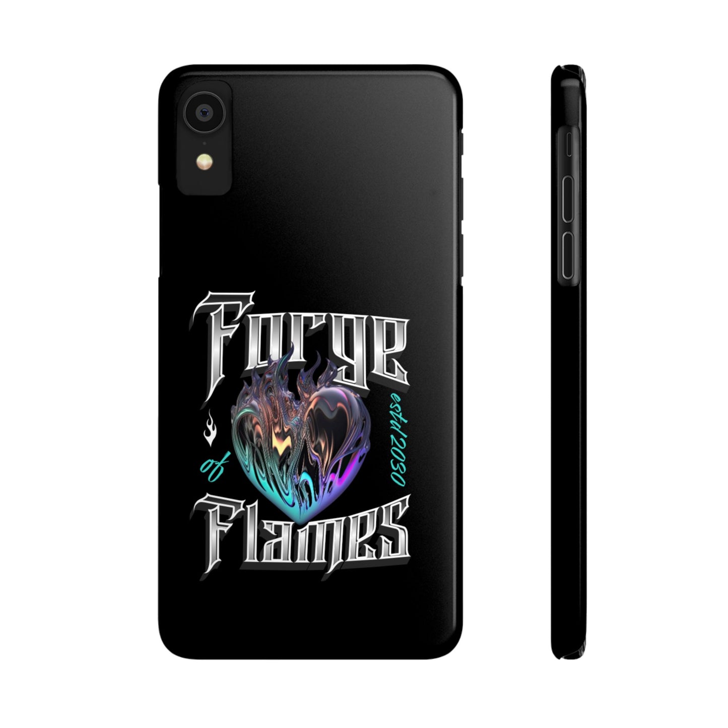 Heart Flames Phone Case