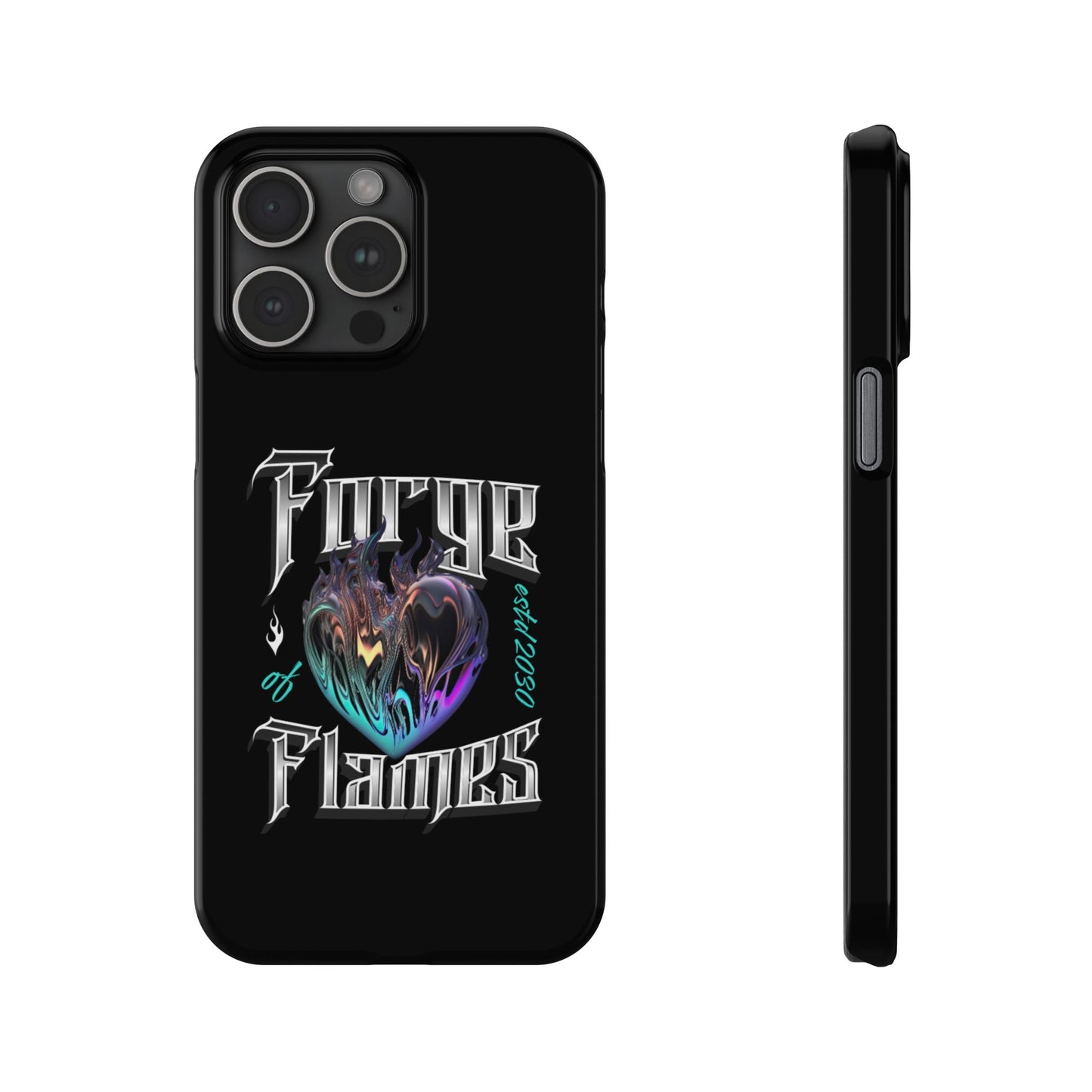 Heart Flames Phone Case