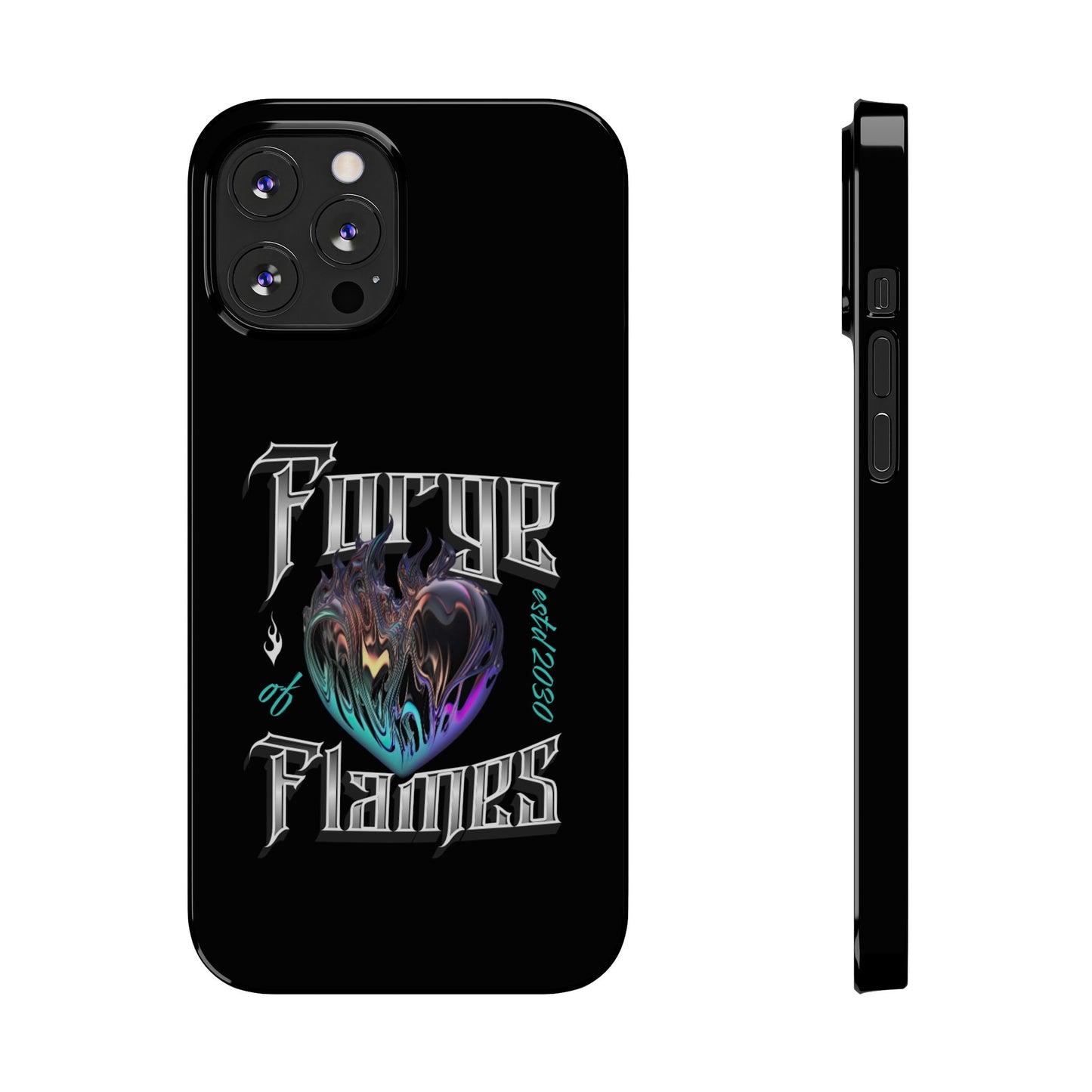 Heart Flames Phone Case