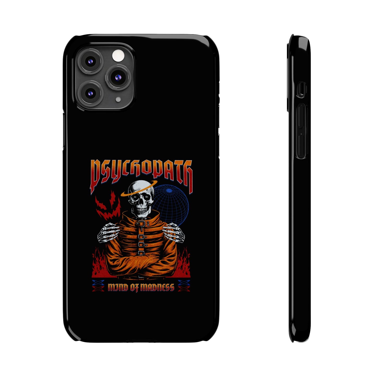 Psychopath Skull Phone Case