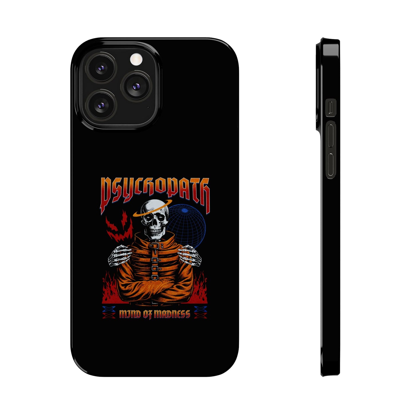 Psychopath Skull Phone Case