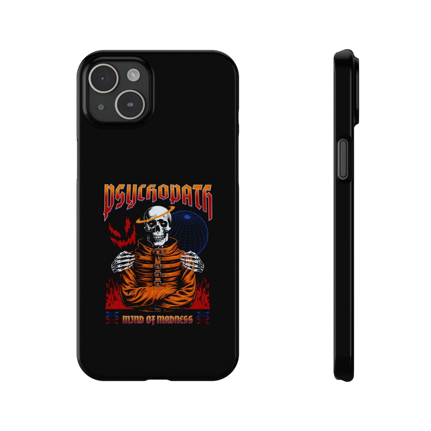 Psychopath Skull Phone Case