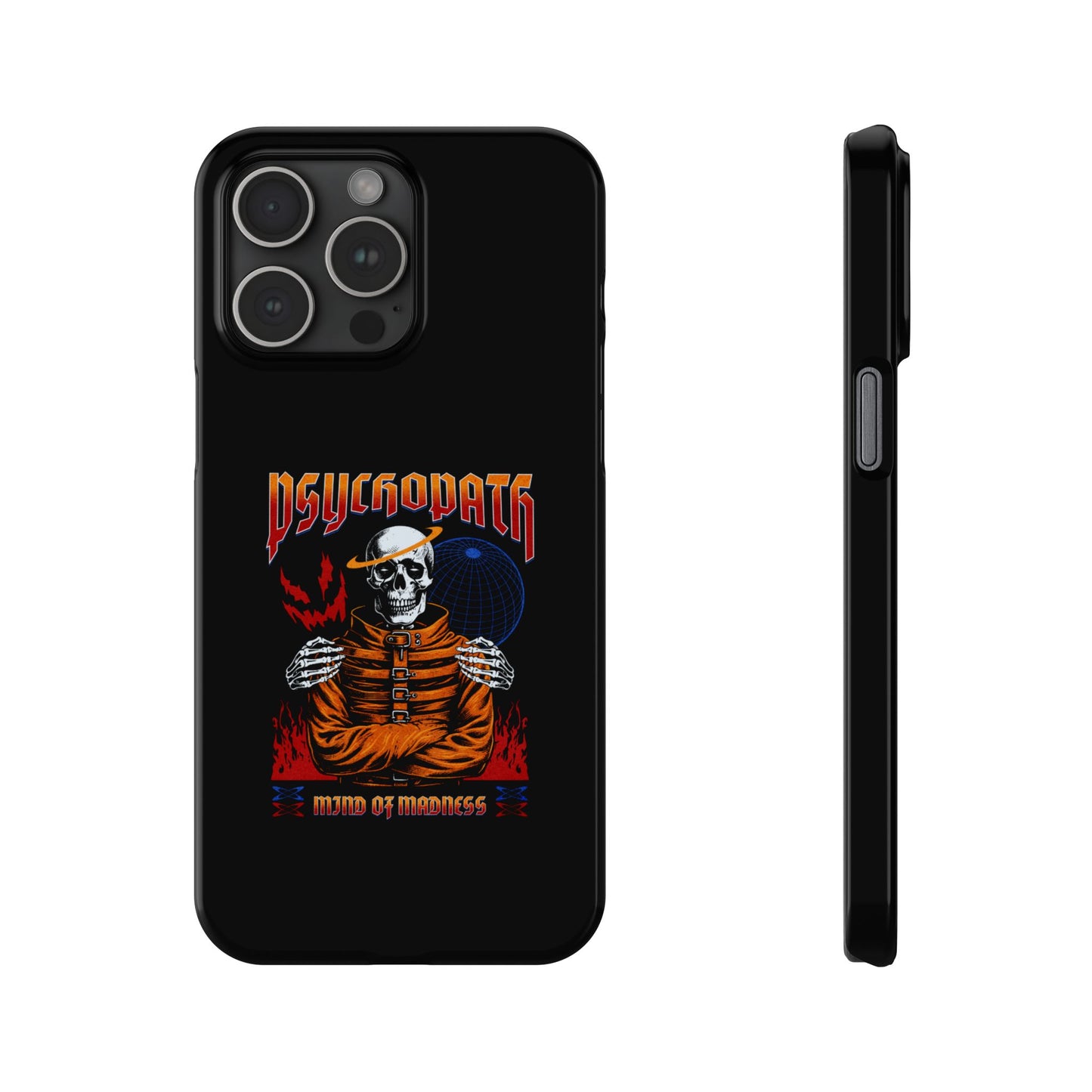 Psychopath Skull Phone Case