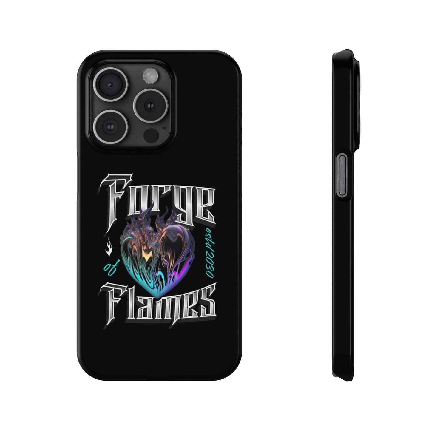 Heart Flames Phone Case