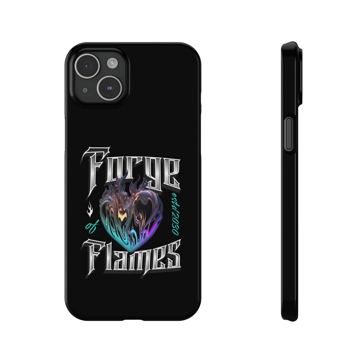 Heart Flames Phone Case