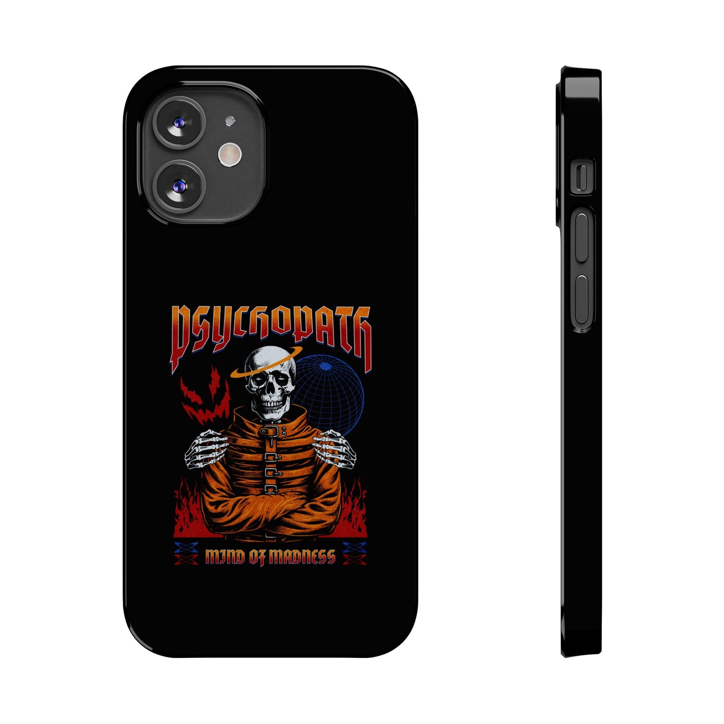 Psychopath Skull Phone Case