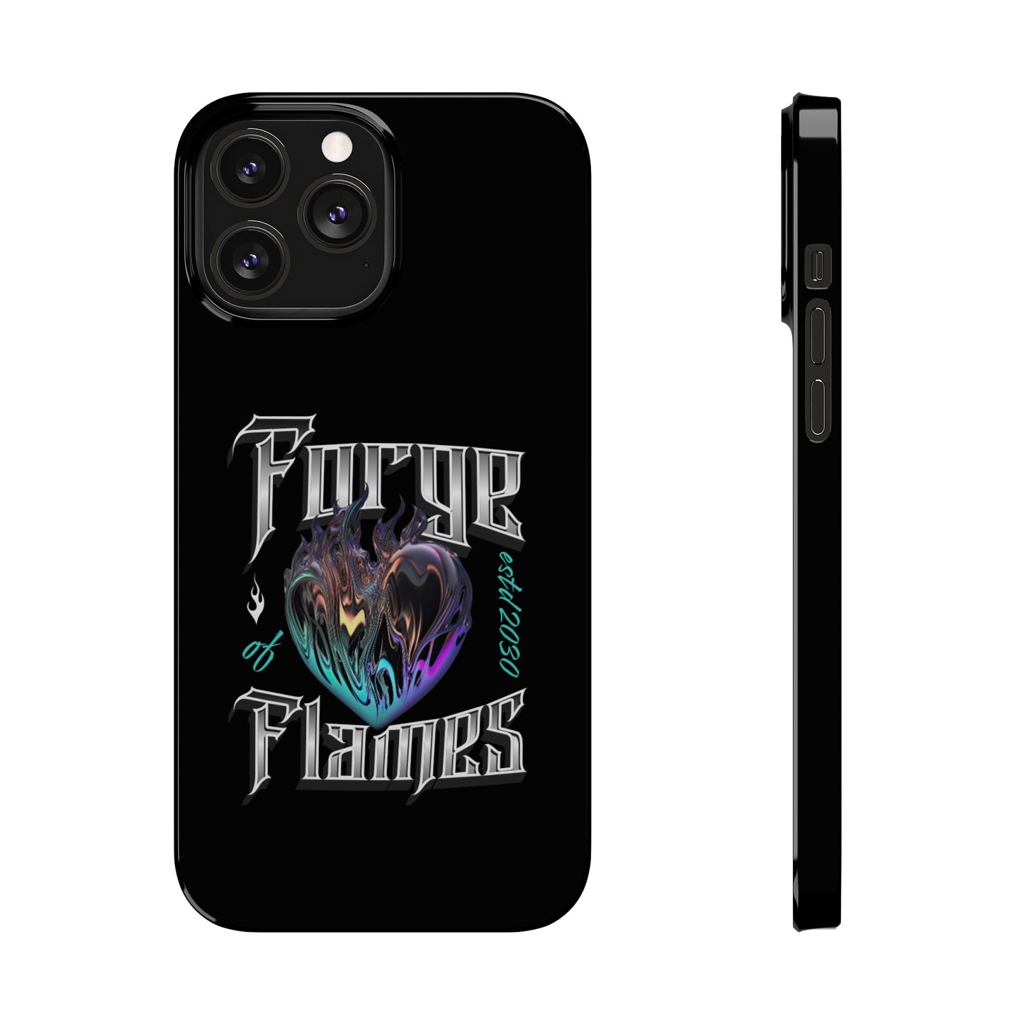 Heart Flames Phone Case