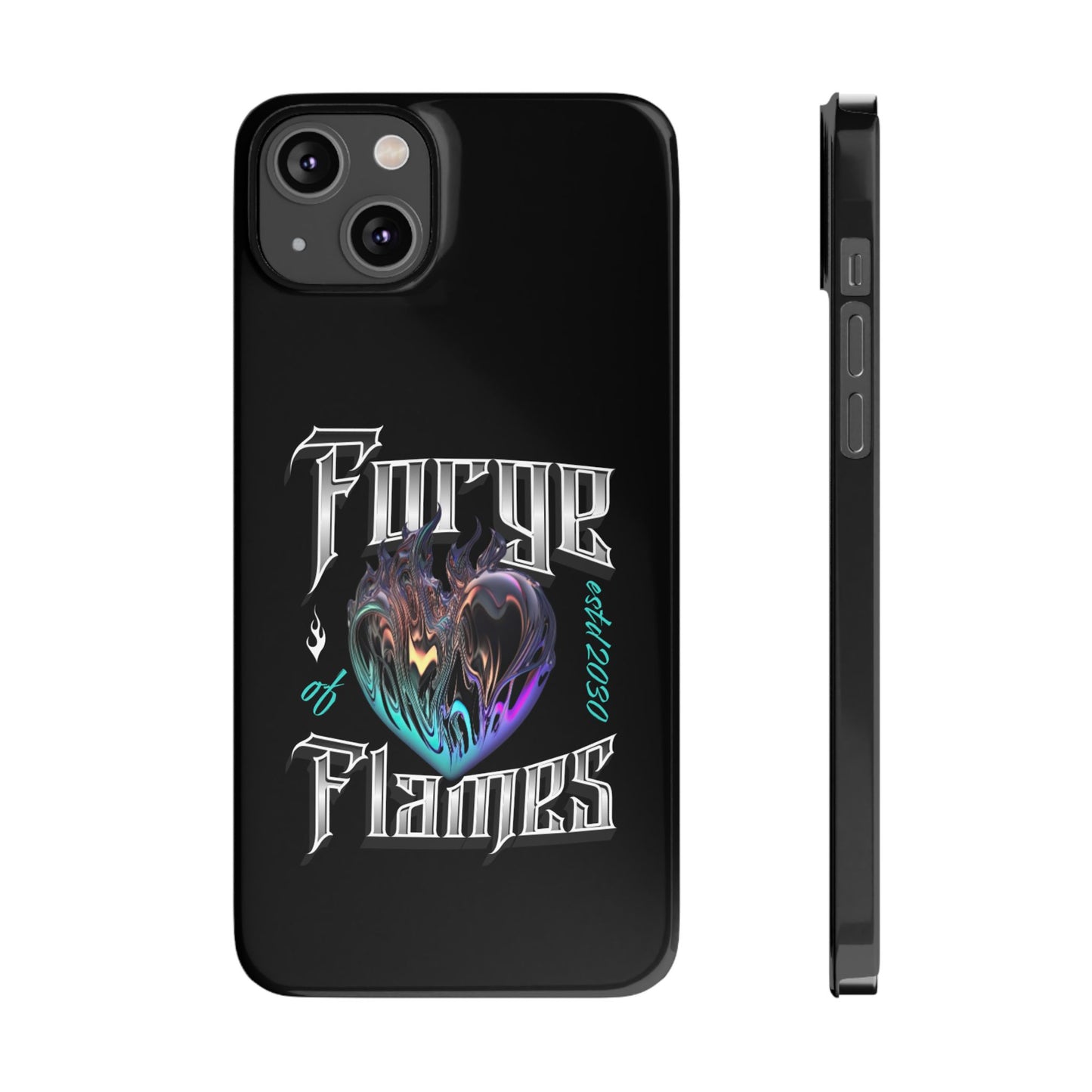 Heart Flames Phone Case