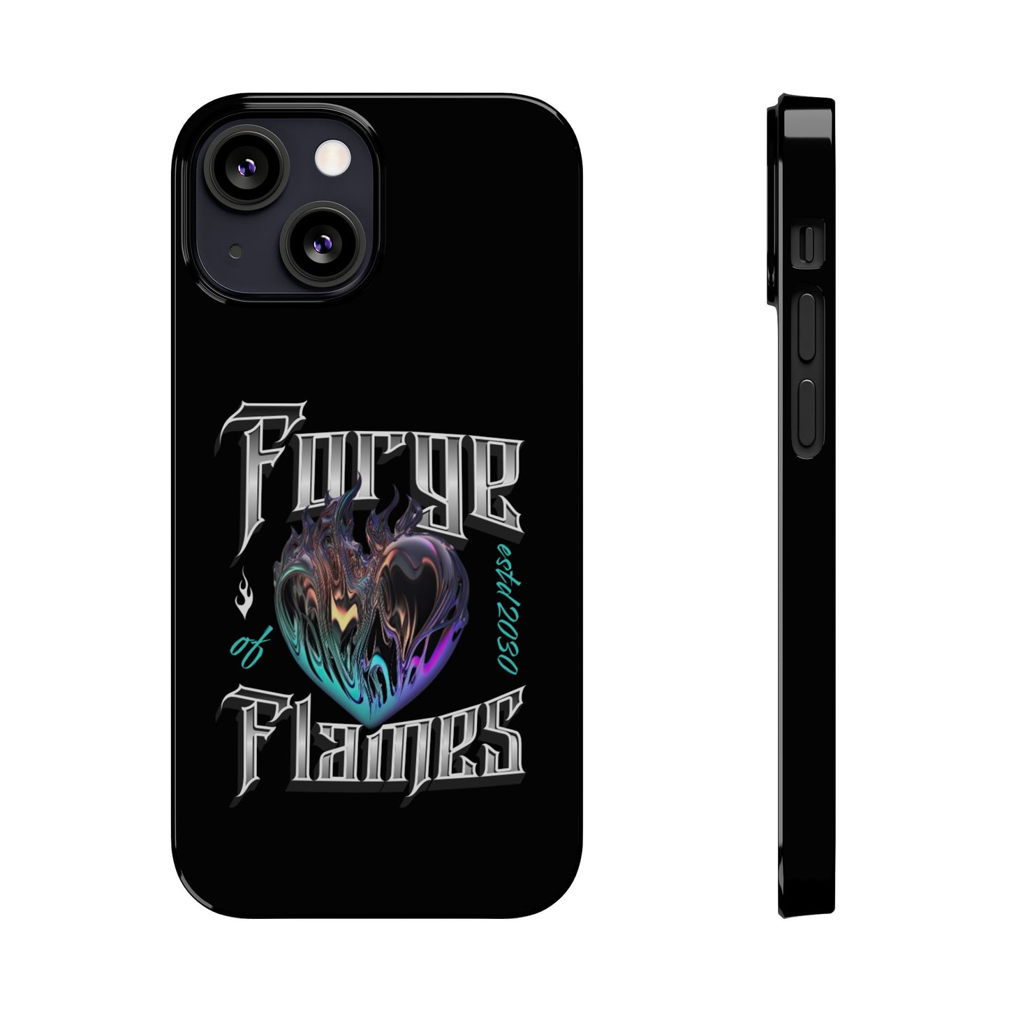 Heart Flames Phone Case