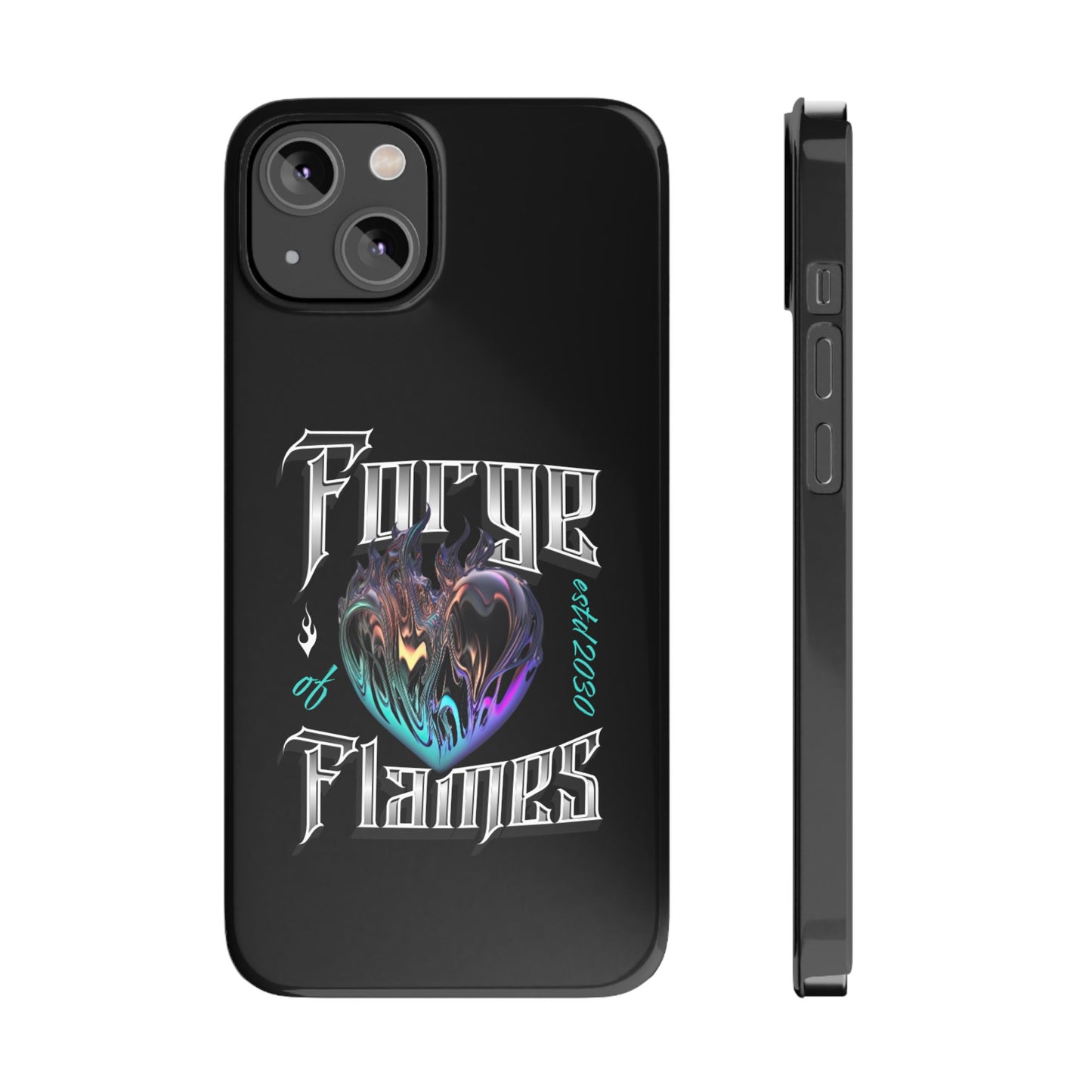 Heart Flames Phone Case