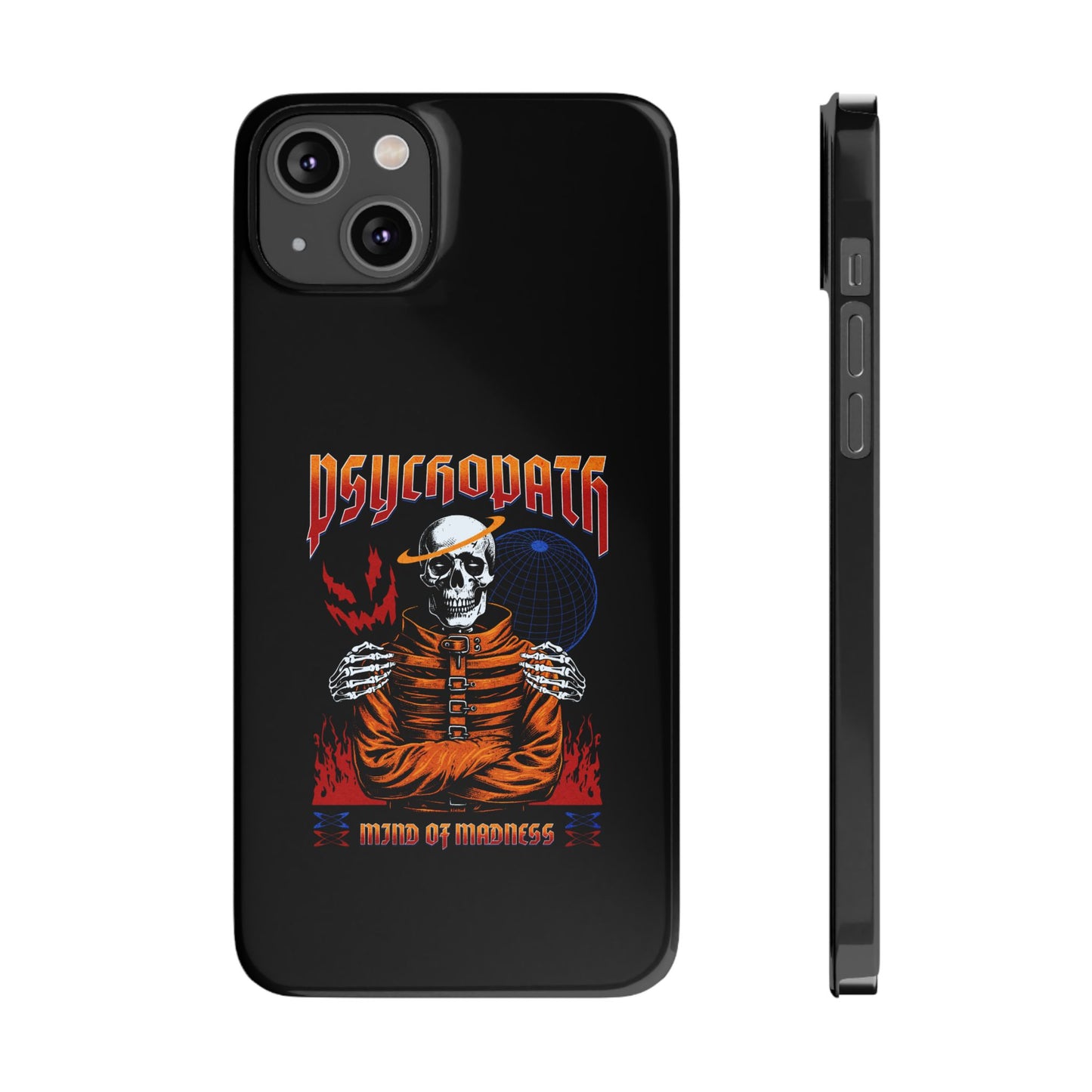 Psychopath Skull Phone Case