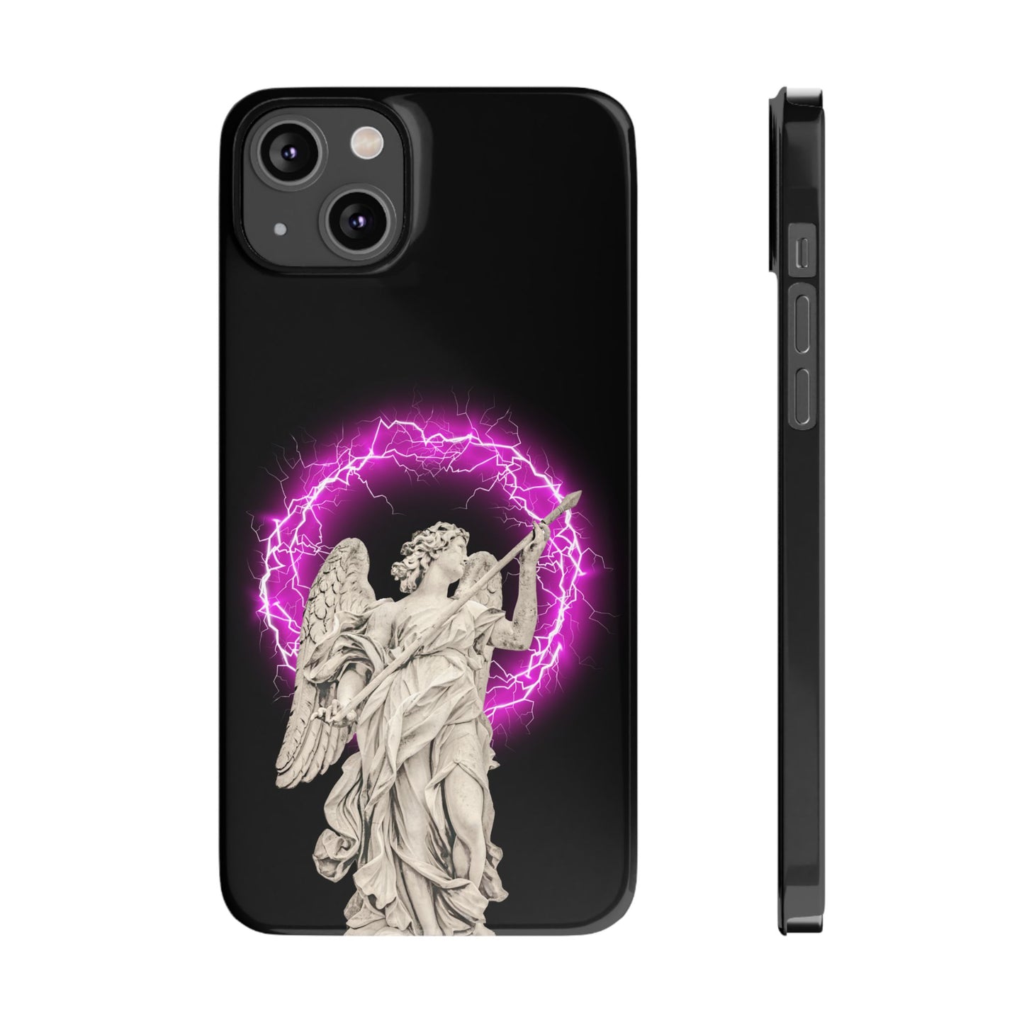 Greek God Pink Lightning Phone Case