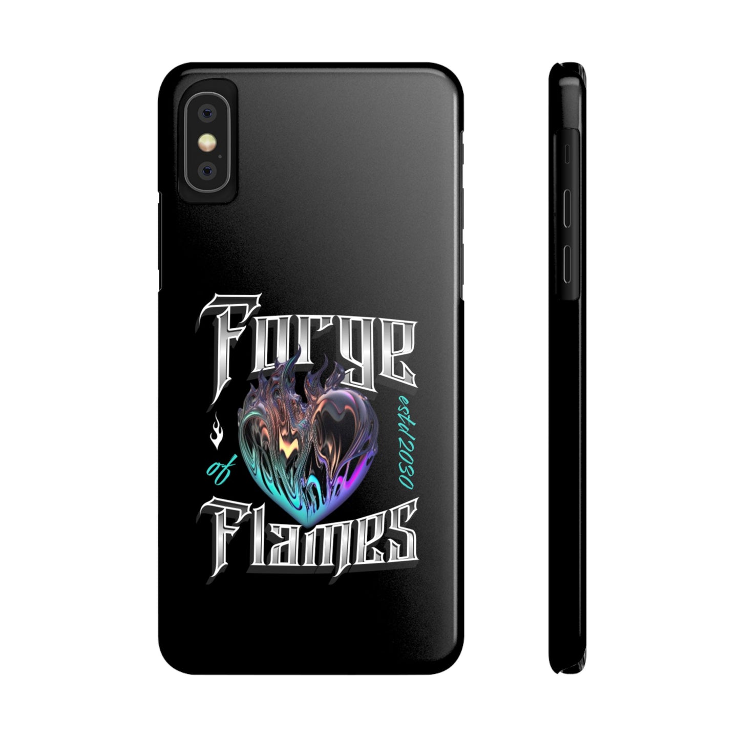 Heart Flames Phone Case