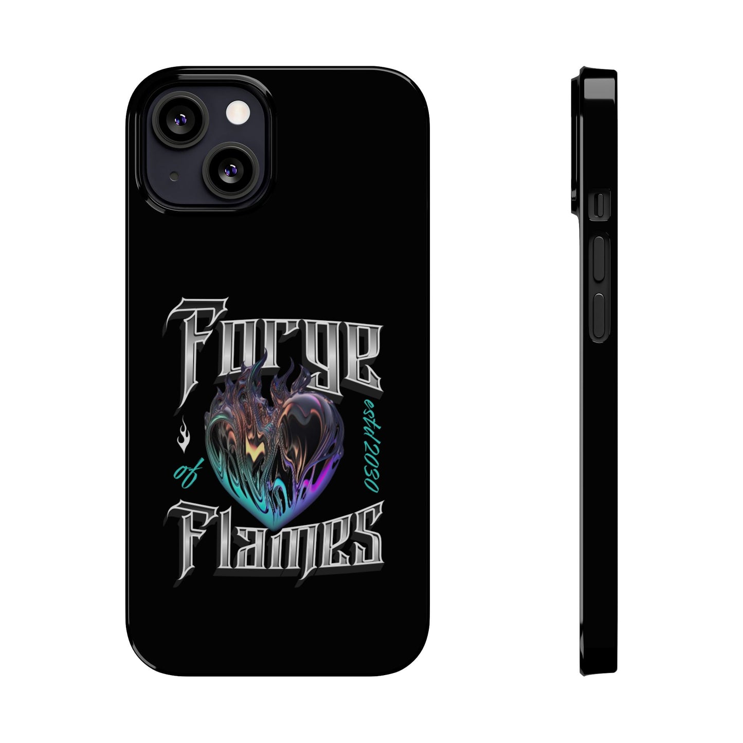 Heart Flames Phone Case