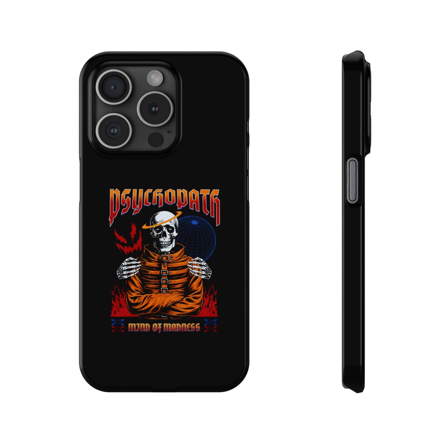 Psychopath Skull Phone Case